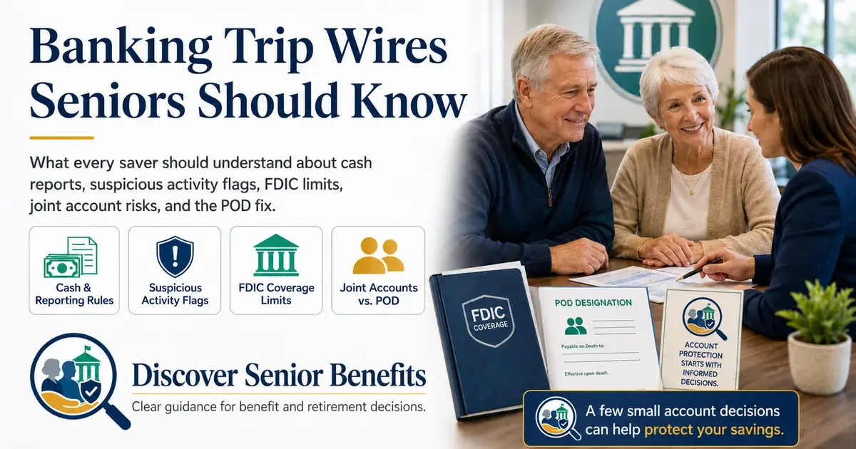 Editorial illustration accompanying article: 7 Banking Traps That Put Retirement Savings at Risk
