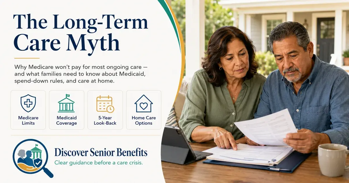 Editorial illustration accompanying article: How Medicaid Pays for Long-Term Care (Medicare Does Not)