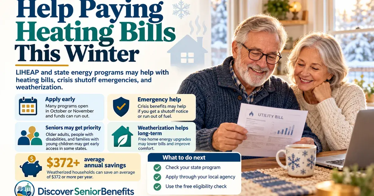 A utility bill envelope and a heating thermostat on a wooden kitchen table in soft natural window light.