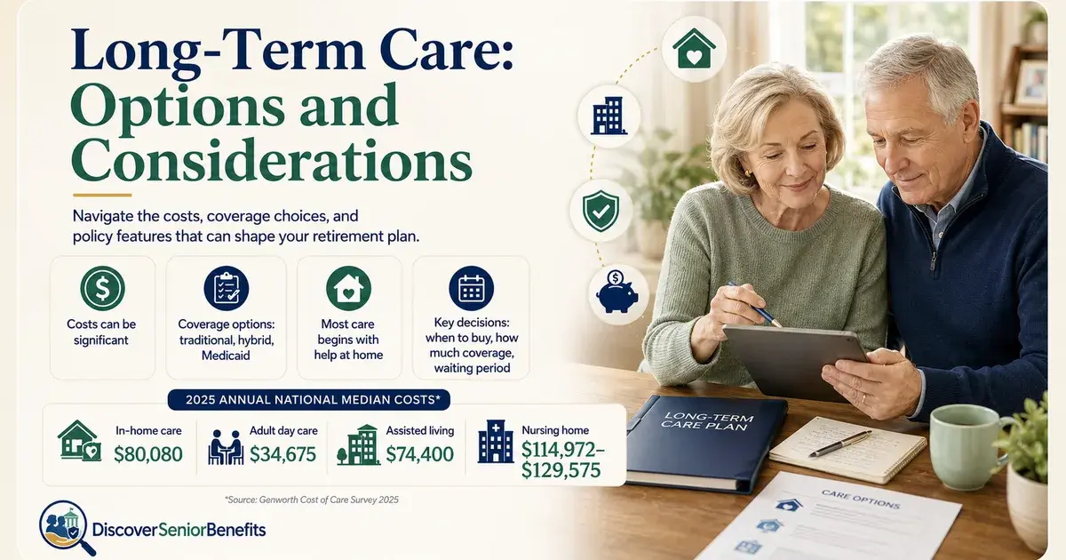 Editorial illustration accompanying article: Long-Term Care: Options and How to Pay for It